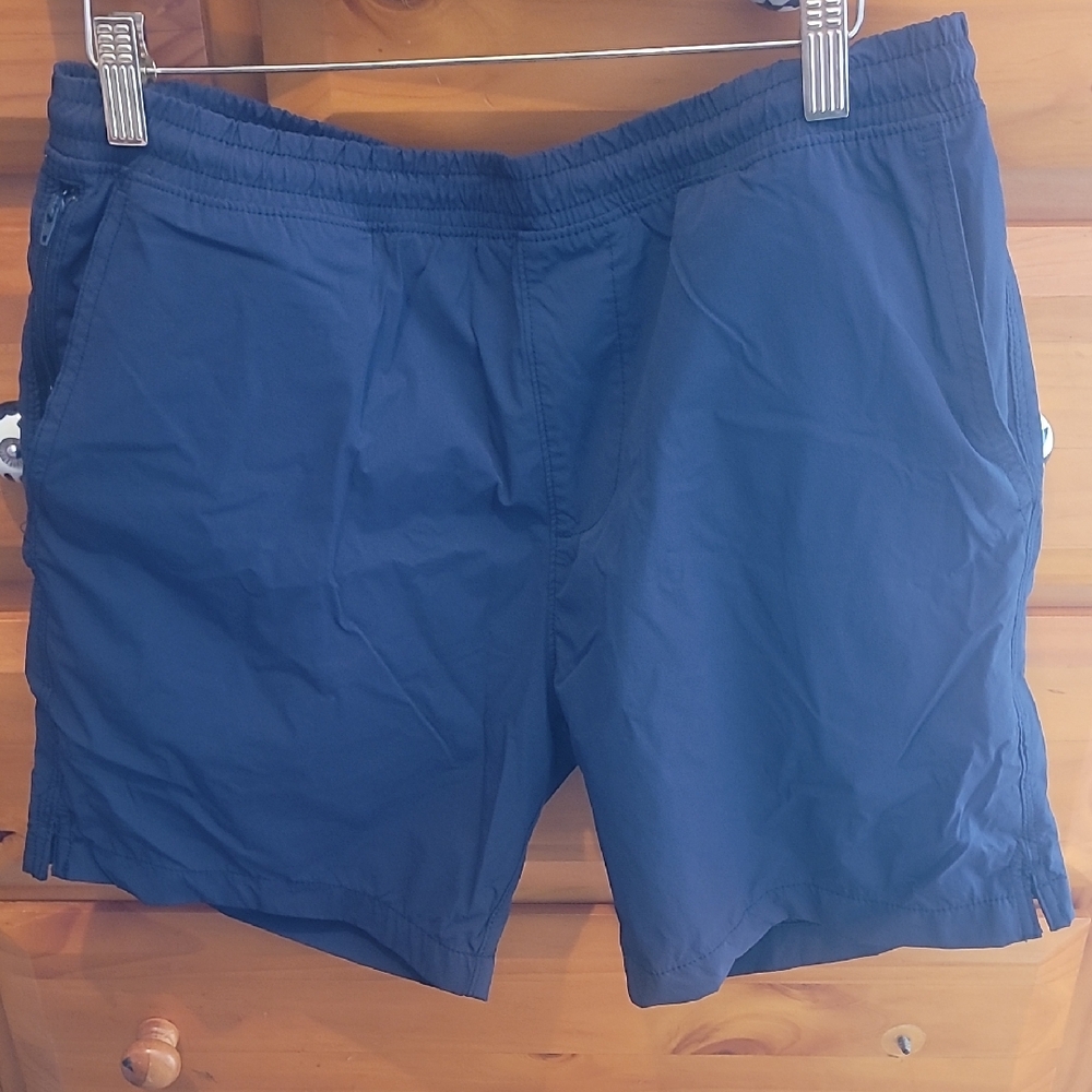 Slate & Stone Deep Blue Elastic Shorts